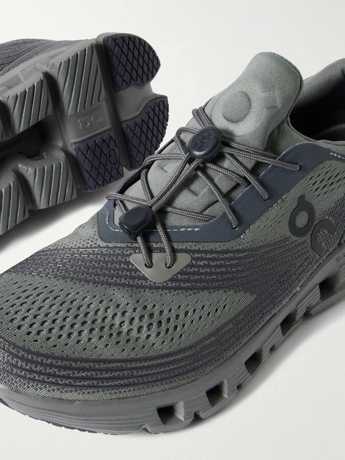 ON - Cloud X Z5 Rubber-trimmed Mesh Sneakers - Gray - Image 4
