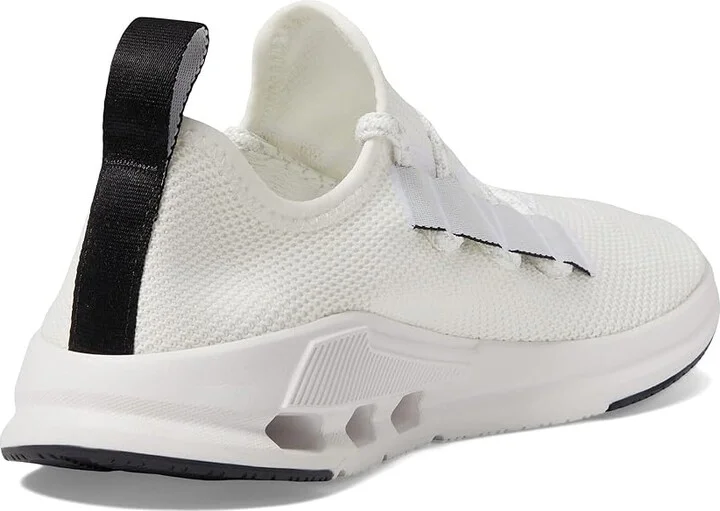 On Cloudeasy Women's Shoes Undyed White/Black : 5 M, Textile - Image 4