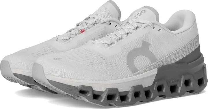 On Cloudmonster 2 Men's Running Shoes Frost/Rock : 12.5 M, Synthetic