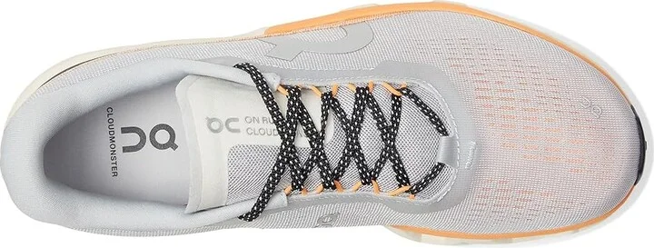On Cloudmonster 2 Men's Running Shoes Glacier/Tangerine : 12 M, Synthetic - Image 2