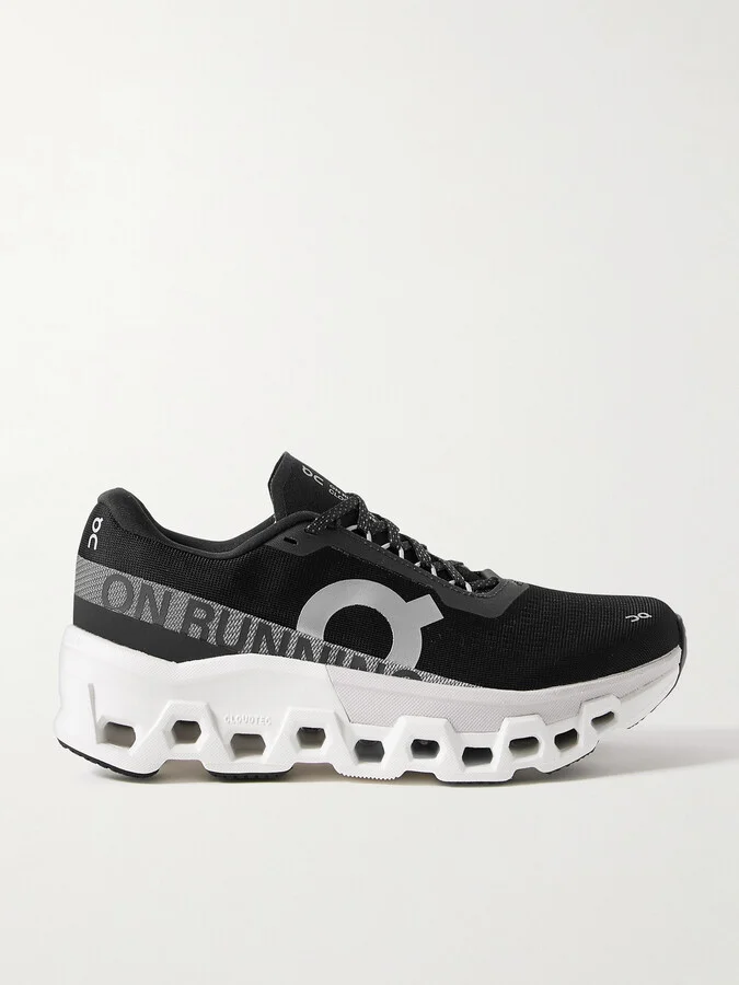 ON - Cloudmonster 2 Rubber-trimmed Mesh Sneakers - Black