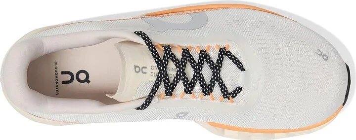 On Cloudmonster 2 Women's Running Shoes Ivory/Tangerine : 11 M, Mesh/Polyester/Rubber - Image 2