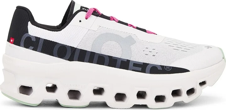 On Cloudmonster in White