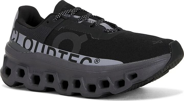On Cloudmonster Lumos Sneaker in Black - Image 2