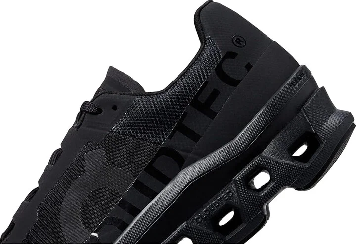 On Cloudmonster Men's Shoes All Black : 7 M, Textile/Synthetic - Image 4