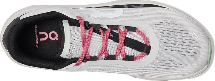 On Cloudmonster Men's Shoes Frost/Black : 12.5 M, Textile/Synthetic - Image 2