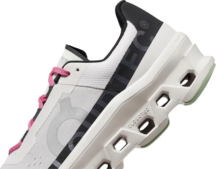 On Cloudmonster Men's Shoes Frost/Black : 12.5 M, Textile/Synthetic - Image 4