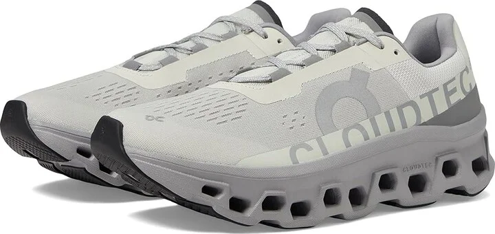 On Cloudmonster Men's Shoes Ice/Alloy : 12 M, Textile/Synthetic