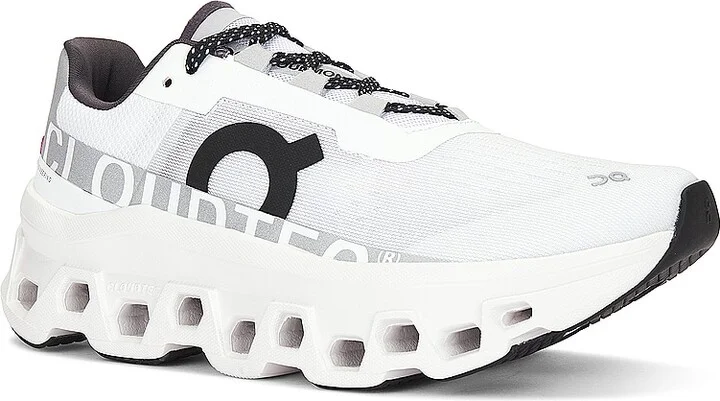 On Cloudmonster Sneaker in White - Image 2