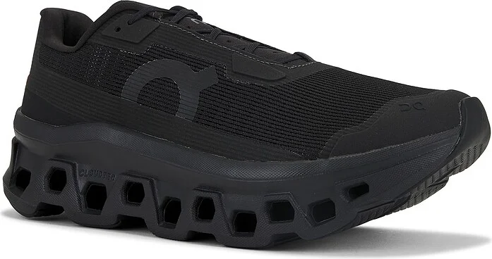 On Cloudmonster Void in Black - Image 2