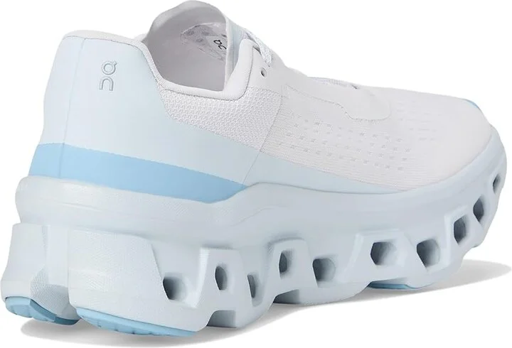 On Cloudmonster Women's Shoes Frost/Wash : 11 M, Textile/Synthetic - Image 4