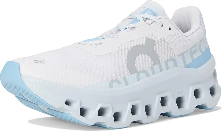On Cloudmonster Women's Shoes Frost/Wash : 11 M, Textile/Synthetic - Image 5