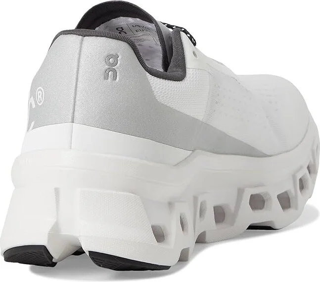 On Cloudmonster Women's Shoes White : 6 M, Textile/Synthetic - Image 4