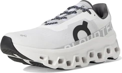 On Cloudmonster Women's Shoes White : 6 M, Textile/Synthetic - Image 5