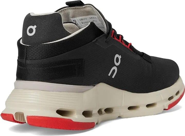On Cloudnova 2 Men's Lace-up Boots Black/Red : 12.5 M, Synthetic - Image 4