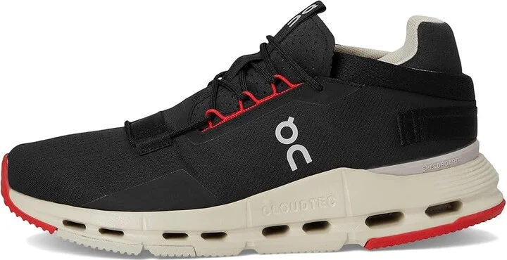 On Cloudnova 2 Men's Lace-up Boots Black/Red : 12.5 M, Synthetic - Image 6