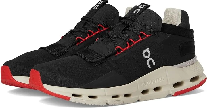 On Cloudnova 2 Men's Lace-up Boots Black/Red : 12.5 M, Synthetic