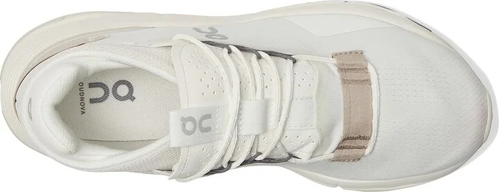 On Cloudnova 2 Women's Shoes Ice/Sand : 5 M, Rubber - Image 2