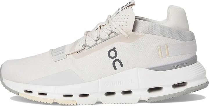 On Cloudnova 2 Women's Shoes Sand/Fog : 9.5 M, Rubber - Image 6