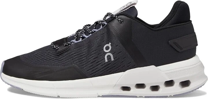 On Cloudnova Flux Women's Shoes Black/Feather : 5 M, Textile - Image 5