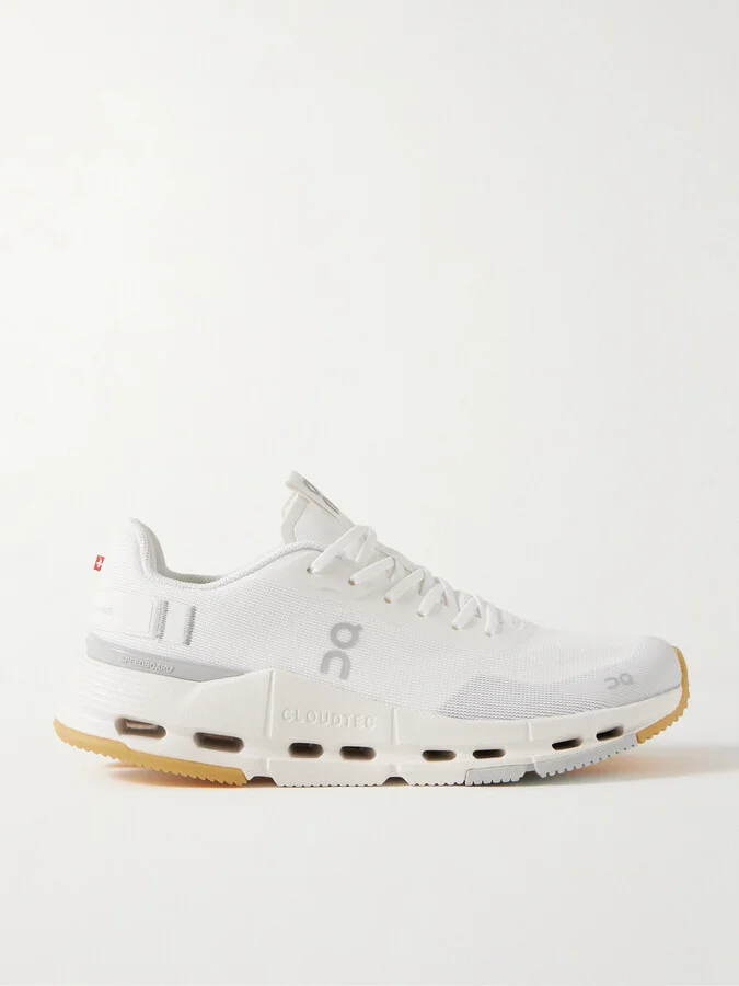 ON - Cloudnova Form 2 Felt And Rubber-trimmed Mesh Sneakers - White
