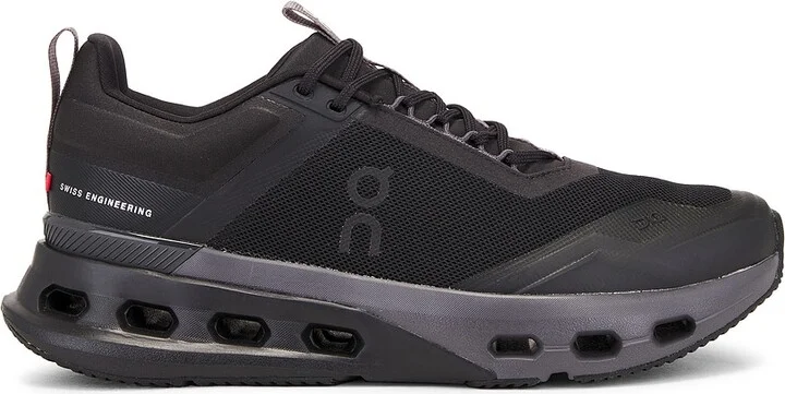 On Cloudnova X Sneakers in Black
