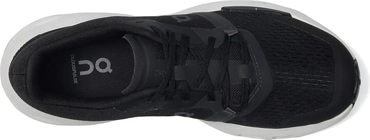 On Cloudpulse Women's Shoes Black/White : 10 M, Textile - Image 2