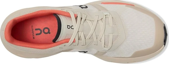 On Cloudpulse Women's Shoes Cream/Salmon : 11 M, Textile - Image 2