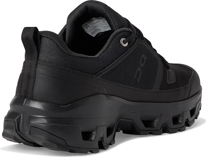 On Cloudrock Low Waterproof Men's Cross Training Shoes Black/Black : 7 M, Synthetic - Image 4