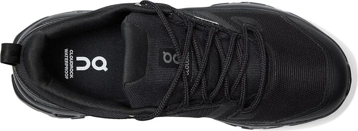 On Cloudrock Low Waterproof Women's Running Shoes Black/Black : 10.5 M, Synthetic - Image 2