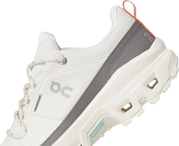On Cloudrock Low Waterproof Women's Running Shoes Ivory/Ivory : 8.5 M, Synthetic - Image 7