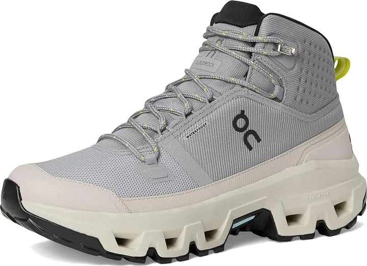 On Cloudrock Mid Waterproof Women's Running Shoes Alloy/Ice : 6.5 M, Synthetic - Image 5
