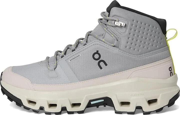 On Cloudrock Mid Waterproof Women's Running Shoes Alloy/Ice : 6.5 M, Synthetic - Image 6