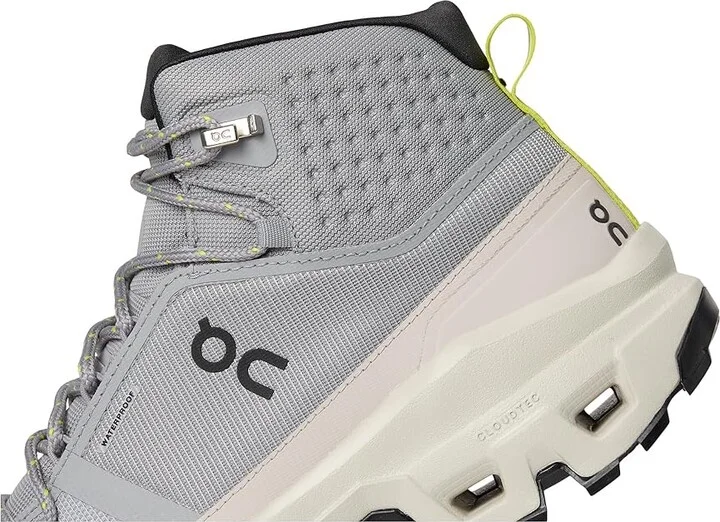 On Cloudrock Mid Waterproof Women's Running Shoes Alloy/Ice : 6.5 M, Synthetic - Image 7