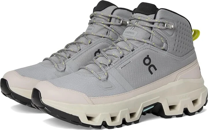 On Cloudrock Mid Waterproof Women's Running Shoes Alloy/Ice : 6.5 M, Synthetic