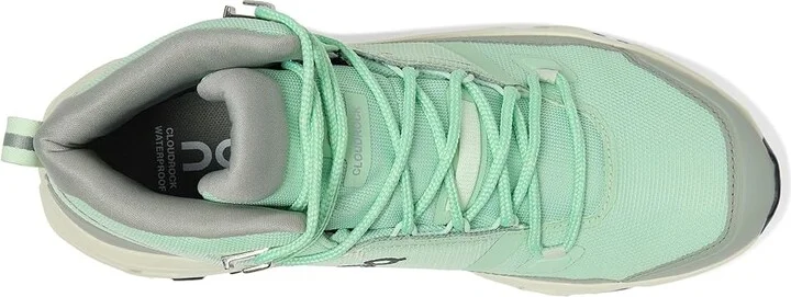 On Cloudrock Mid Waterproof Women's Running Shoes Mineral/Aloe : 10 M, Synthetic - Image 2