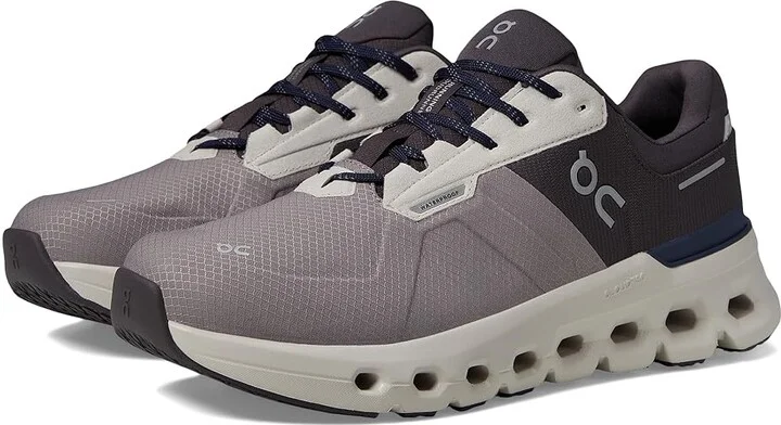 On Cloudrunner 2 Waterproof Men's Shoes Zinc/Midnight : 10 M, Textile