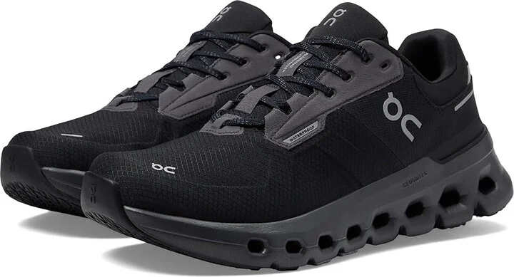 On Cloudrunner 2 Waterproof Women's Shoes Magnet/Black : 5 M, Rubber/Synthetic