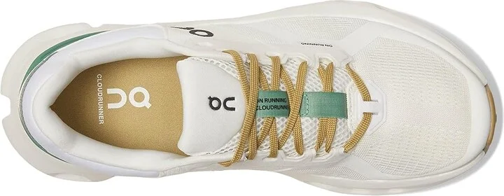 On Cloudrunner 2 Women's Shoes White/Green : 8 M, Synthetic/Textile - Image 2