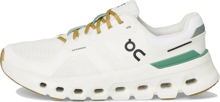 On Cloudrunner 2 Women's Shoes White/Green : 8 M, Synthetic/Textile - Image 6