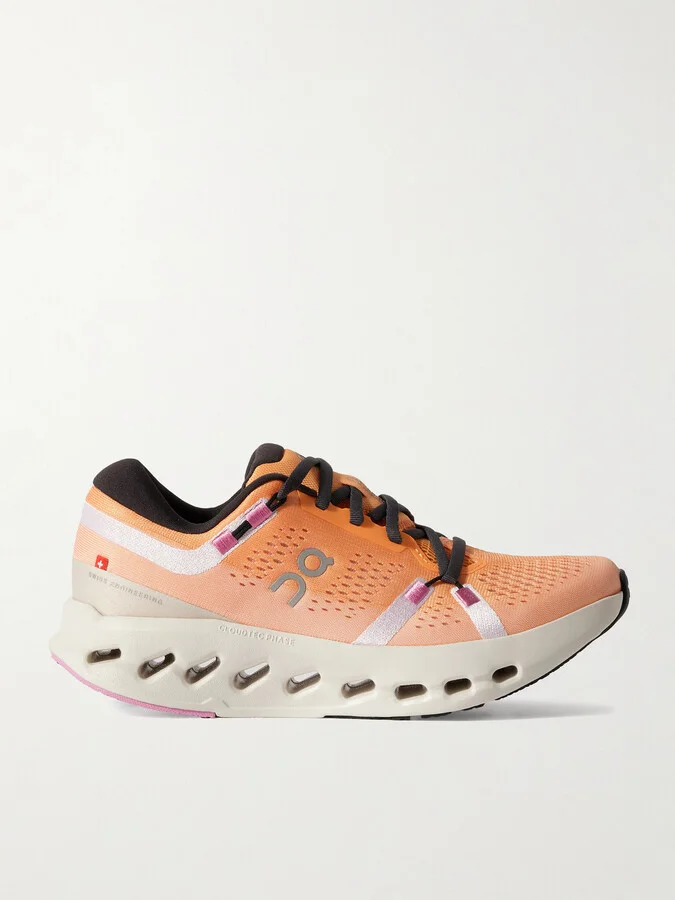 ON - Cloudsurfer 2 Rubber-trimmed Mesh Sneakers - Orange