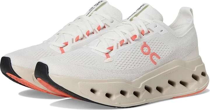 On Cloudsurfer Max Men's Running Shoes Ivory/Salmon : 10 M, Synthetic