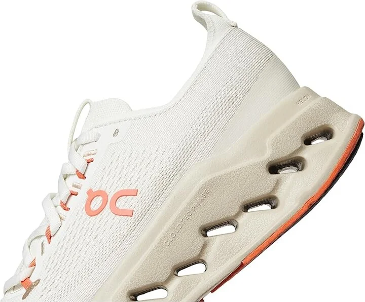 On Cloudsurfer Max Women's Running Shoes Ivory/Salmon : 8 M, Synthetic - Image 7