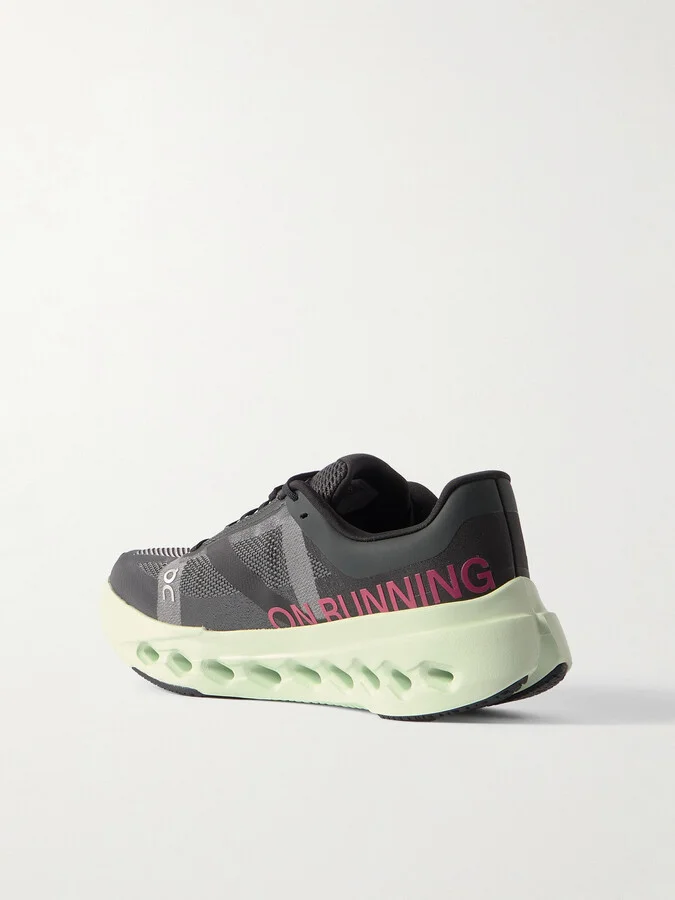 ON - Cloudsurfer Next Rubber-trimmed Mesh Sneakers - Gray - Image 3