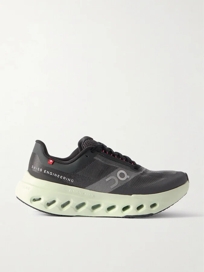 ON - Cloudsurfer Next Rubber-trimmed Mesh Sneakers - Gray