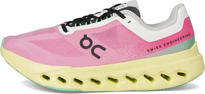 On Cloudsurfer Next Women's Running Shoes Pink/Limelight : 6 M - Image 6