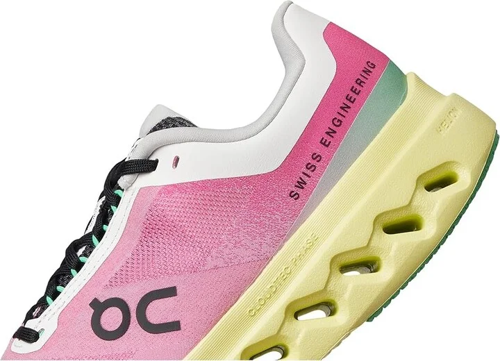 On Cloudsurfer Next Women's Running Shoes Pink/Limelight : 6 M - Image 7