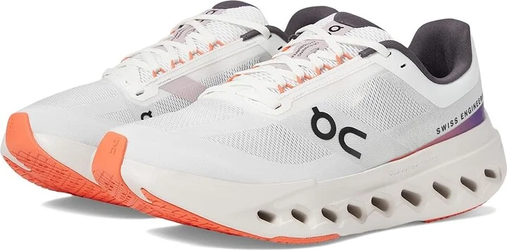 On Cloudsurfer Next Women's Running Shoes White/Flame : 8.5 W, Synthetic