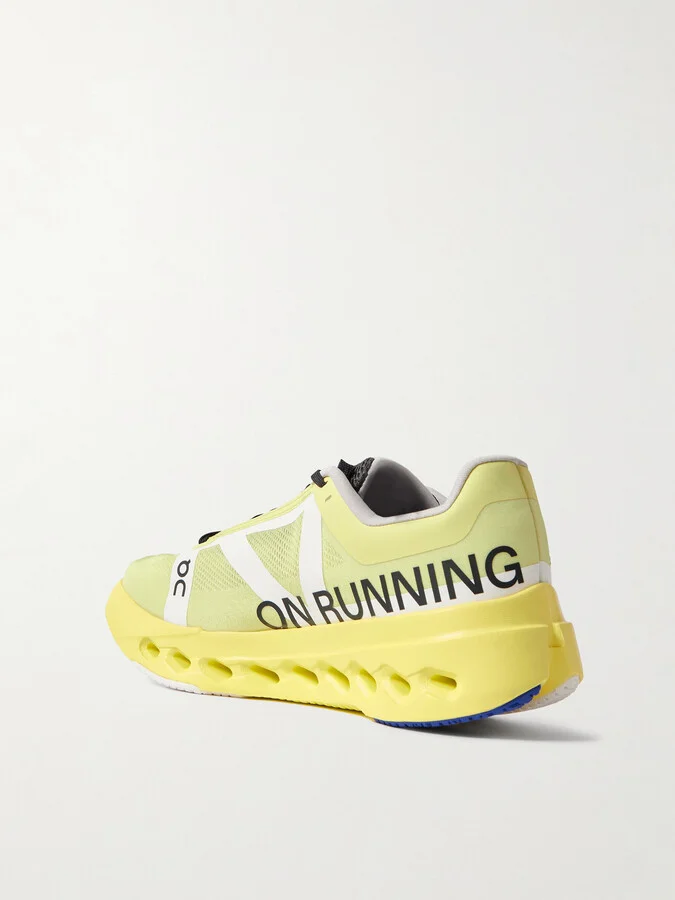 ON - Cloudsurfer Next Z5 Rubber-trimmed Mesh Sneakers - Yellow - Image 3