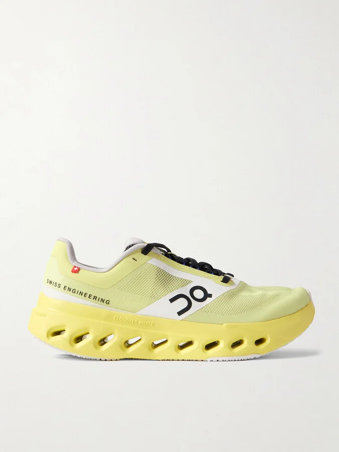 ON - Cloudsurfer Next Z5 Rubber-trimmed Mesh Sneakers - Yellow
